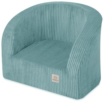 MISIOO Poltrona per bambini a partire da 1 anno – Poltrona di alta qualità, stabile e morbida, ergonomica imbottita, 40 x 53 x 36 cm, poltrona per bambini a partire da 1 anno