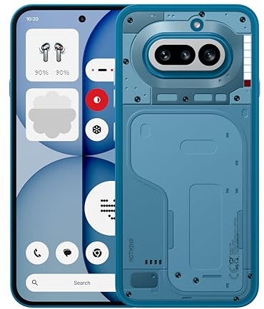 Nothing Phone (4a) - Triple Cámara 50MP, Ultra Zoom 70x, Smartphone Transparente, Batería Larga Duración, Carga Rápida 50W, AMOLED 120Hz, Glyph Bar, 12GB+256GB - Azul