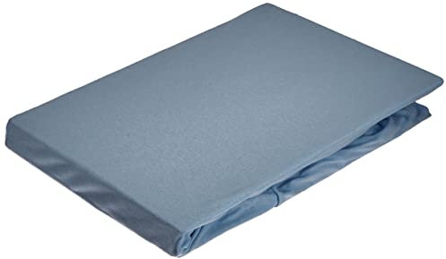 Fleuresse Jerseyspannlaken, blau, 110 x 200 - 120 x 200 cm