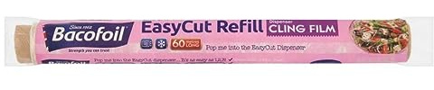 Bacofoil Easycut Cling Film Refill, 60m