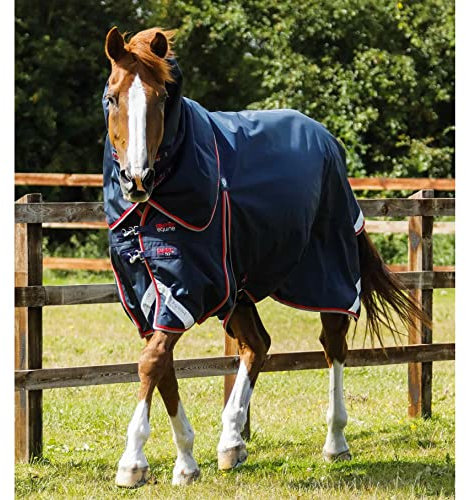Premier Equine wasserdichte Outdoor-Decke für Pferde mit Halsabdeckung Buster 50 g