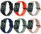 kwmobile Strap Set compatible with Huawei Band 6 & 6 Pro/Honor Band 7 & 6 Straps - 6x TPU Silicone Replacement Wristband - Multicolor