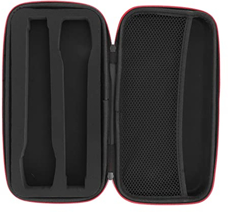 Custodia per Microfono Senza Fili, Custodia per Doppio Microfono, Anti Compressione, Anti Shock e Anti-caduta Borsa per Viaggi All'aperto, Riempimento in Spugna, Grande capacità