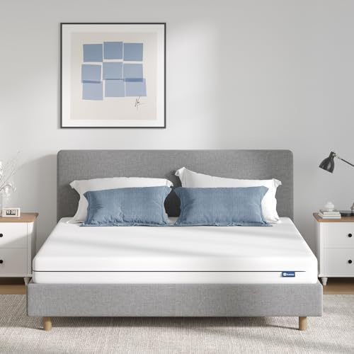 Avenco Matelas en Mousse 80x200, Epaisseur 12cm, Matelas en Mousse en Fibre de Bambou, Matelas Réversible Été/Hiver, 7 Zones de Confort, Degré de Fermeté H3 et H4, Excellent Confort et Respirable