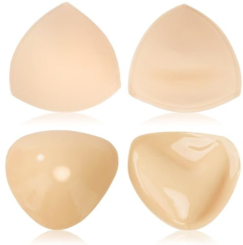 1 paire de coussinets de soutien-gorge + 1 paire de coussinets push-up adhésifs double face, coussinets push-up amovibles, coussinets de soutien-gorge auto-adhésifs, inserts de soutien-gorge, forme