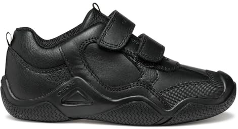 Geox JR Wader D, Boys’ Sneaker, Black,