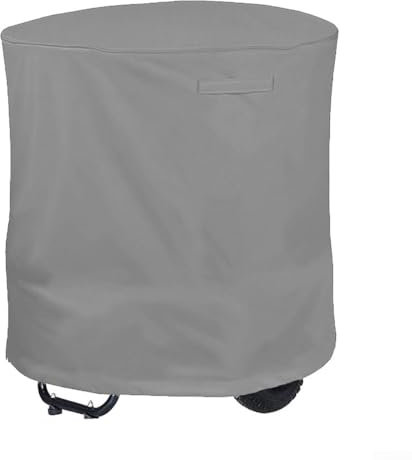 Déchiqueteuse à bois lourde imperméable, protège votre machine, pour broyeur de feuilles électrique sans lames, pour broyeur de bois (gris)
