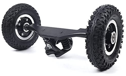 Offroad eléctrico de 8 pulgadas para camiones, ruedas combo monopatín camión montaña longboard con hardware para la instalación Longitud total 420 mm