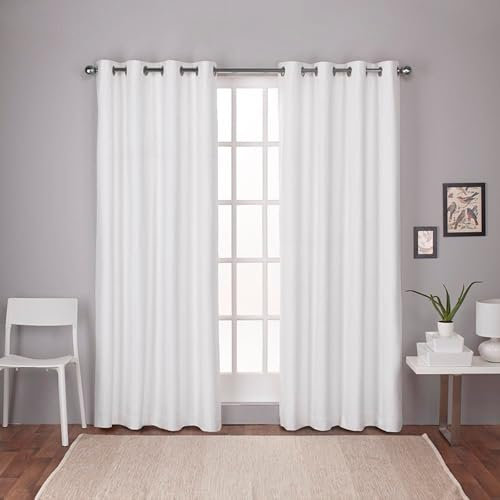 KnSam Gardiner, ogenomskinliga gardiner med öljetter, elegant, din egen design, mörkläggningsgardiner, gardin, 2 stycken, dekoration, vardagsrum, barnrum