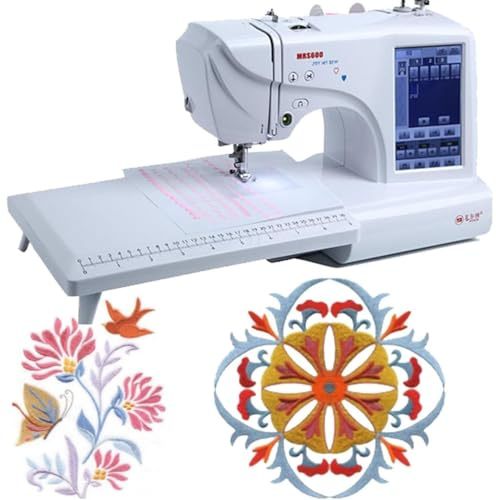 Macchina Ricamo Elettrica Macchina Cucire Automatica, Schermo Lcd Touch Da 7 Pollici, Con Area Di Ricamo Da 4 X 9,2 E Schermo Lcd Touch, 210 Lettere Integrate E 30 Bordi Modello