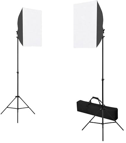 Fotostudioset med mjuka lådor och reflektor för professionell fotografering – ljusstyrning för perfekt belysning, perfekt för porträtt och produktfoton