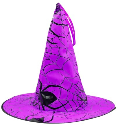 Spindelnät hatt - Spöklika cosplay huvudbonader | utomhus halloween kostymtillbehör | festlig högtidsrekvisita | dekorativ hatt för trädvisning | säsongsbetonad fest accent för spökhus trädgård