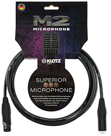 Klotz M2 XLR female / XLR male Neutrik 5 m schwarz