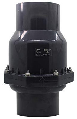 Rückschlagventil abfluss rückstauklappe abwasser rückstauverschluss vertikal PVC innendurchmesser 20 25 32 40 50 63 75 90 110 125 160 200mm (Innendurchmesser 40mm)