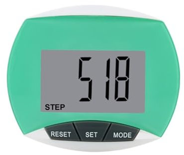 Podómetro 3D, contador de pasos digital diario con monitor de distancia caminando portátil Cilp medidor de calorías quemadas para hombres mujeres niños