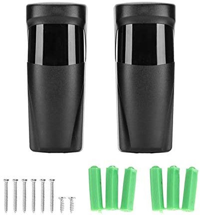 Allarme a Raggi Infrarossi IR, Allarmi a Raggi Infrarossi a Raggio Singolo, Sensori a Raggi Infrarossi, Rilevatore Antifurto per Porte e Finestre, Impermeabile per Esterni, per Sistemi di Sicurezza.