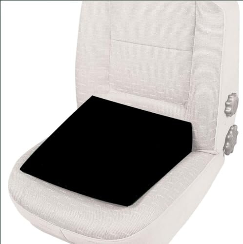 Bluemoon Bedding 11 Degree (High Density Foam) Seat Wedge Cushion for Cars Office Chairs for Back Pain, Lumbar Support, Sciatica Relief, Size 38 x 32 x 7.5 CM
