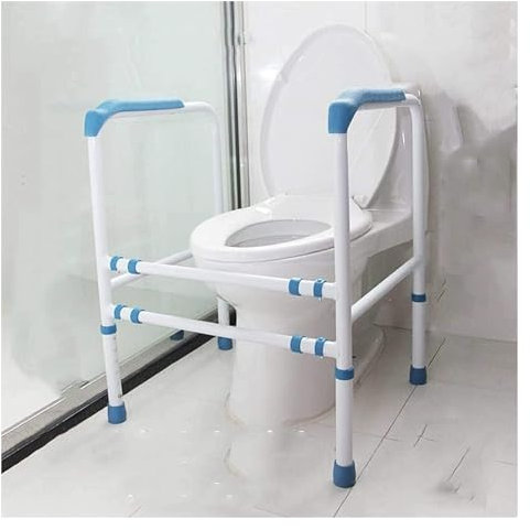 MESOVFCA Maniglioni, Barre per Vasca, corrimano per WC, mensola, bracciolo per Anziani, Supporto per WC, Donne Incinte, bracciolo di Sicurezza per disabili/Grigio