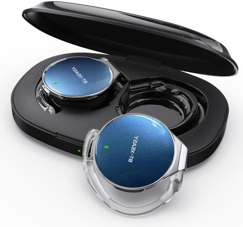 auricular Bluetooth 5.4 in-ear, abiertos inalámbricos, cancelación de ruido, clip gota, deportivos 4 micrófonos, ajuste cómodo