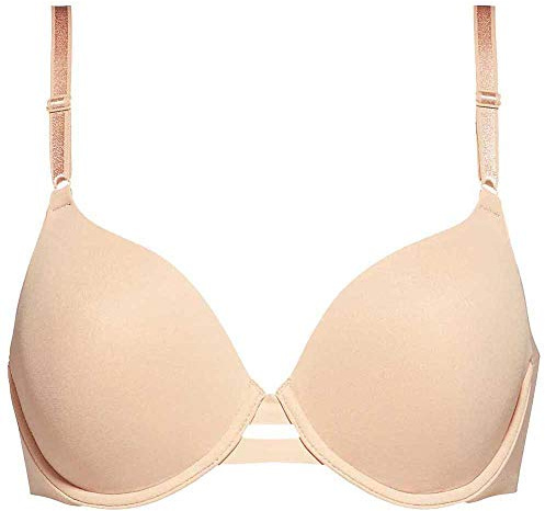 Calvin Klein Damen T-Shirt BH Bra mit Bügel, Beige (Bare), 80A