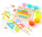 BANGTING Holz Montessori Spielzeug, Perlenwerkstatt Montessori, Clip Perlen Puzzle Brettspiele, Mathe Lernspielzeug,Kinder Vorschule Farben Sortier Stapelspielzeug für 3 4 5 6 Jahre alt Kinder