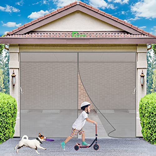 Fly Screen Door Windows to Open & Close, 60x220 cm Self Adhesive Insect Screen Roller Blind Keep Fly Bug Out, Gray P