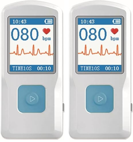 GIMA 33246 PM10 Palmare ECG con Software e Bluetooth (Confezione da 2)