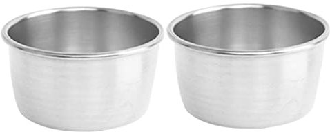 COLLBATH 2 Pezzi Tazze Per Condimenti Multifunzione Tazze Per Salse Piccole Per Salse in Acciaio Inossidabile Forniture Per La Casa Per La Sala Da Pranzo