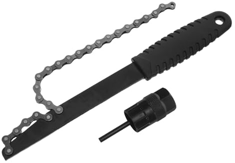 KOMBIUDA Attrezzi Rimozione Cassetta Bicicletta con Kit per Smontaggio Bloccaggio Strumento Manutenzione Resistente e per Riparazioni Precise