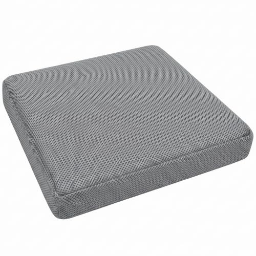 Cojín de asiento de ducha con base de silicona antideslizante, cojín de banco de ducha con fibra de aire 4D, cojín de silla de ducha de secado rápido, impermeable, almohadilla de asiento de baño para