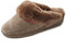 Reissner Lammfelle | Engel Hausschuhe Korfu | Pantoffel | Veloursleder | Innenfutter echtes Merino Lammfell | erhöhter Absatz | mit Fellkranz | 43 braun