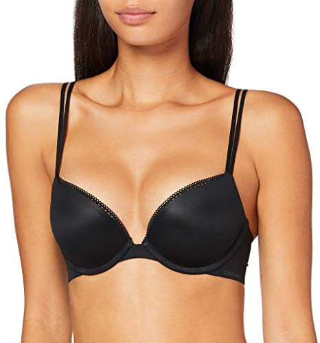 Calvin Klein Soutien-Gorge Push-Up Femme avec Armatures, Noir (Black), 65C (30C)