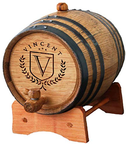 My Personal Memories Custom Engraved and Personalized Whiskey Wine Scotch Bourbon Mini Oak Barrel - Complete Aging Kit - MPM Styles (2 Liter)