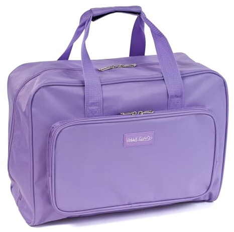 Hobby Gift Bolsa de Transporte Acolchada de poliéster para máquina de Coser, Almacenamiento de Accesorios adicionales, Lila, 47 x 21 x 33 cm