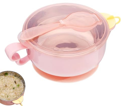 Generisch Cartoon-Schüsseln für Kinder, isolierte Schüssel mit Griff - Cartoon-isolierte Schüsseln für Kinder,400 ml tragbare Kinderschüsseln mit Griff, süßes Geschirr für Zuhause