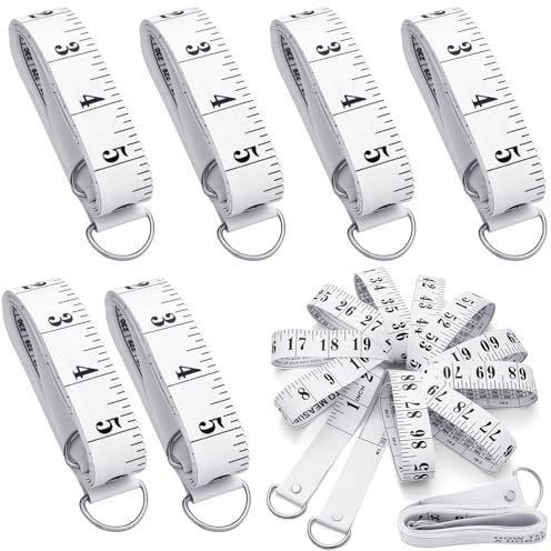 Copkim 6 Pcs Horse Measuring Tape 8.2 Feet Long for Height and Weight Multifunctional Horse Accessories for Accurate Waist Measurement and Weight Loss Tracking Portable PVC Measuring Stick