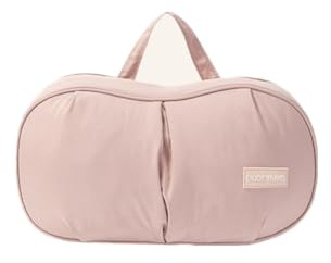 Organizador de bolsas de lencería de viaje para mujer, estuche portátil de almacenamiento de brasier y ropa interior, cubo de embalaje, lavable a máquina, ideal para viajes y uso diario (rosa)