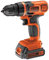 BLACK+DECKER EGBL18K-QW Trapano Avvitatore a Batteria, al Litio, 18 V