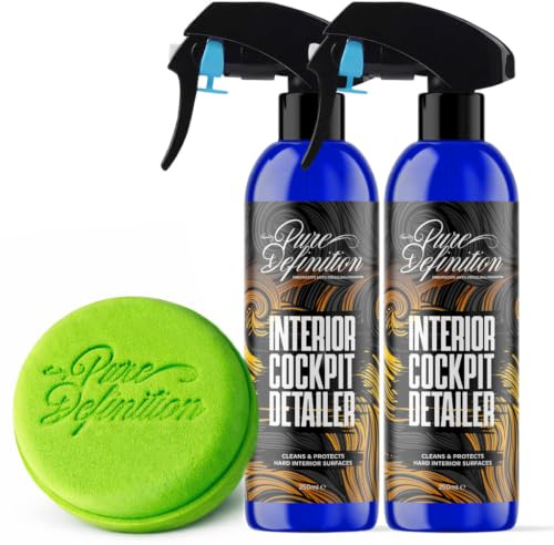 Pure Definition Car Interior Cleaner | Cockpit Detailer | Cleans Vinyl Plastic (500ml)