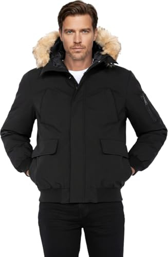 Schott NYC Homme Keyburn Blouson, Noir, XL EU
