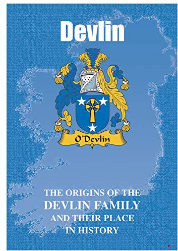 I LUV LTD Devlin Irlandais Nom de Famille Livret D'histoire Couvrant L'origine de ce Nom Célèbre