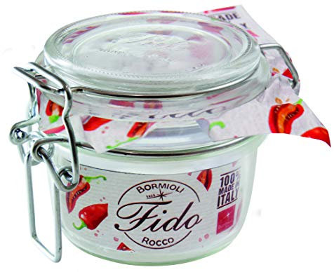 Bormioli Rocco Drahtbügelgläser Fido 125 ml (6 Stück, Gläser inkl. Gummis, Einmachgläser, Dessertgläser, Marmeladengläser) 58297