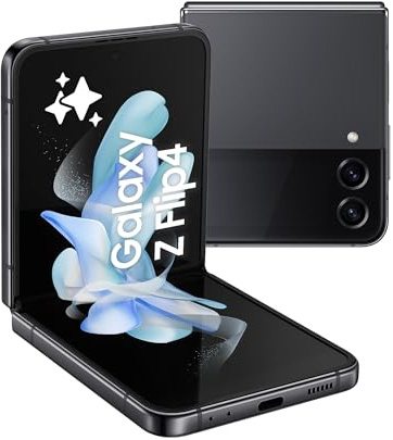 Samsung Galaxy Z Flip4 5G Smartphone Android Klapphandy 512GB, Graphite, inkl. 36 Monate Herstellergarantie [Exklusiv bei Amazon]