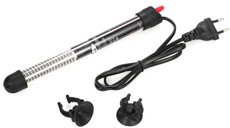 Ailgely Réchauffeur D'aquarium Chauffe Eau Aquarium Mini Chauffage Aquarium Submersible,Tige Chauffante, pour Le Réglage de la Température de L'aquarium en Verre 100W