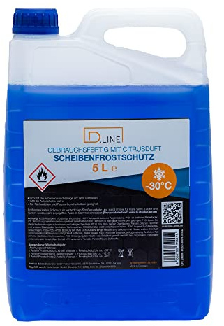 D.LINE Scheibenfrostschutz Gebrauchsfertig, 1x 5 Liter