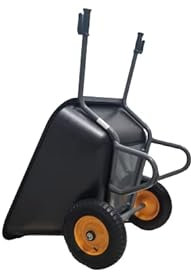 Schubkarre Futterkarre 293L 2 Rad KELBERG Deli TIRE Räder 400-8 6PR GRAU