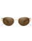 Enafad Retro Sonnenbrille Damen Herren Oval Metal Classic UV400 Schutz Sonnenbrillen
