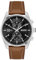 BOSS Chronograph Quarz Uhr für Herren Kollektion SKYTRAVELLER mit Lederarmband Lederarmband - 1514161