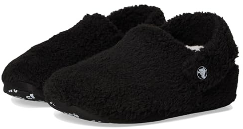 Crocs Classic Cozzzy Slipper K, Pantofole Unisex - Bambini e Ragazzi, Nero, 38/39 EU