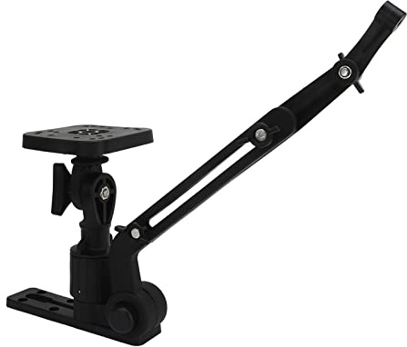 Hamwesh Fish Finder Mount, High Performance Composite Full Range Motion Base med Skruvhålmönster för Kajak DIY och 4 Echomap Plus 43CV 5x